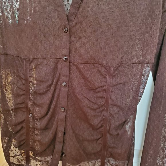 Blouse lace see through - Picture 2 of 5